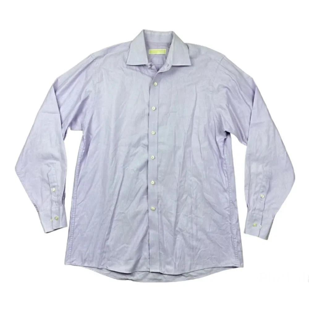 Michael kors purple button up dress shirt
